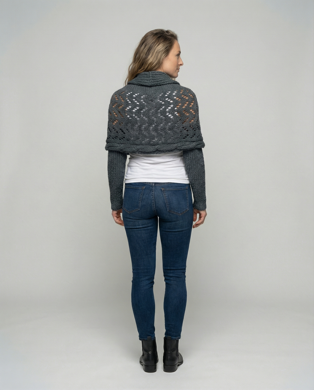 Cozy knitted scarf women