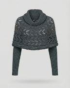 Cozy knitted scarf women