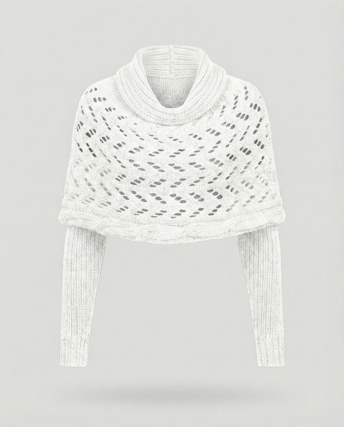 Cozy knitted scarf women