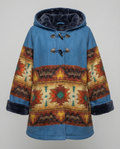 Printed Vintage Coat Women