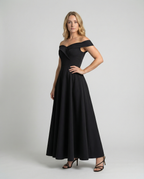 Elegant Off-Shoulder Evening Dress
