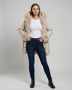 Elegant Women's Faux Fur Jacket
