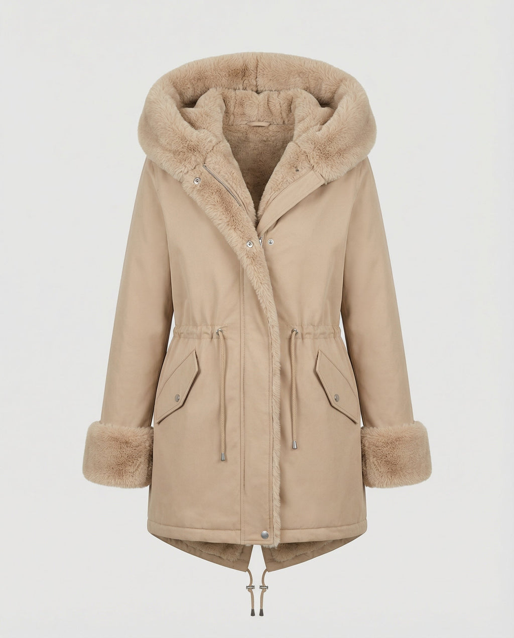 Elegant Women's Faux Fur Jacket