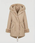 Elegant Women's Faux Fur Jacket