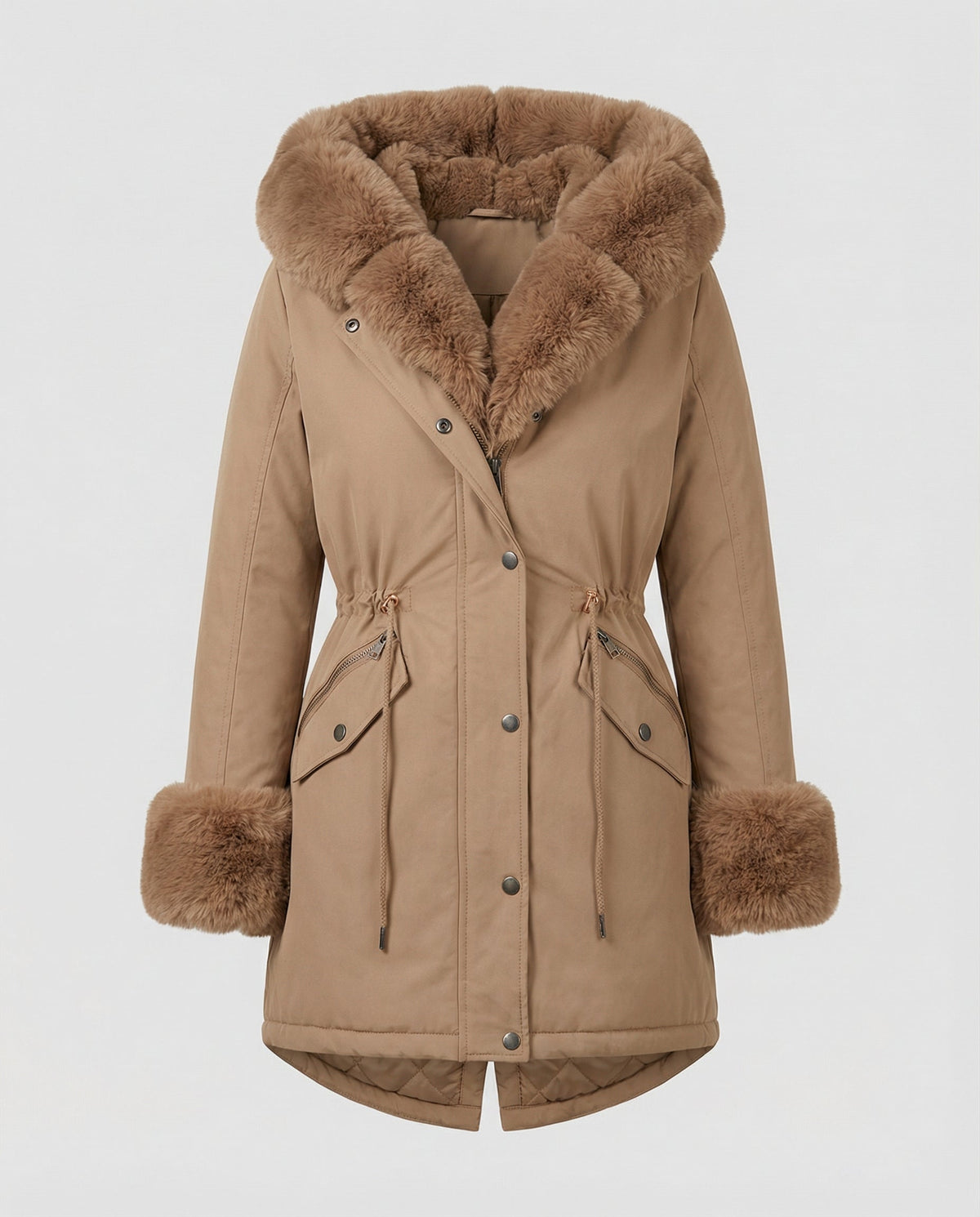 Elegant Women's Faux Fur Jacket