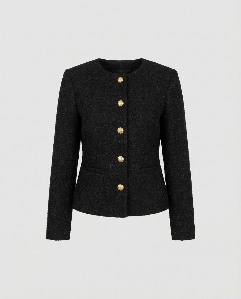 Simple Single-Breasted Women's Jacket Elegant