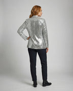 Glamorous Sequin Lapel Blazer