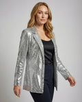 Glamorous Sequin Lapel Blazer