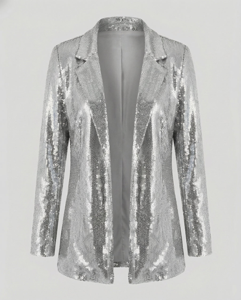 Glamorous Sequin Lapel Blazer