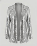 Glamorous Sequin Lapel Blazer