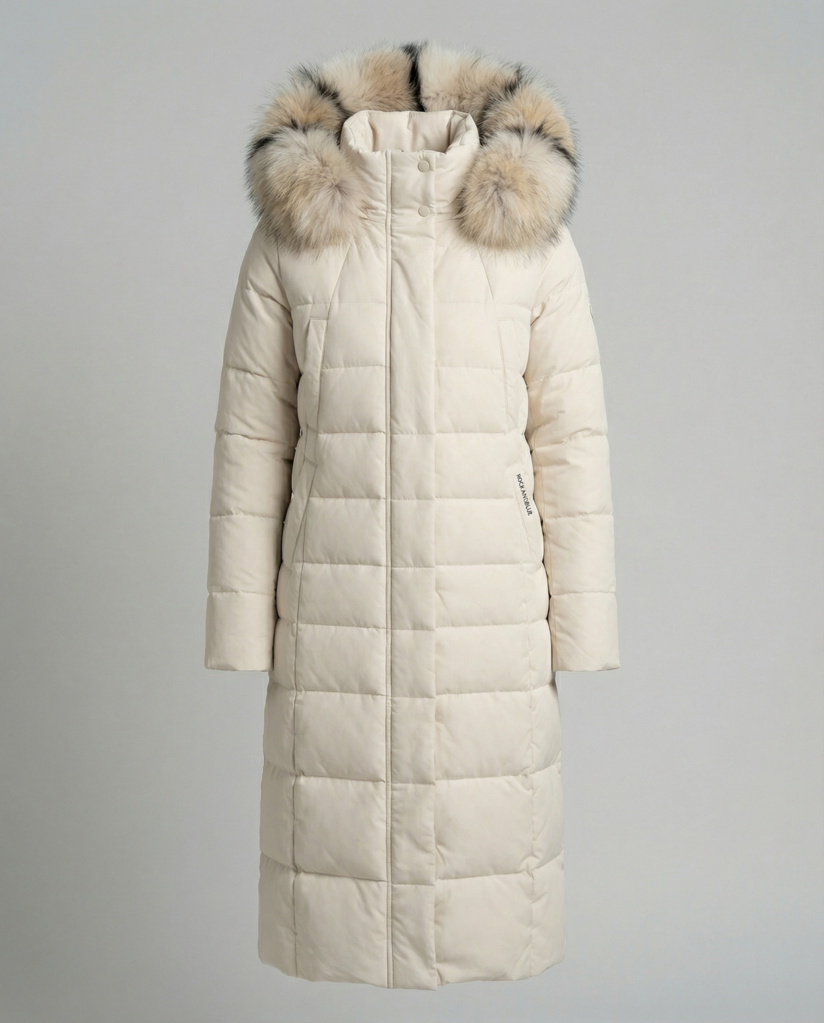 Padded women's down jacket