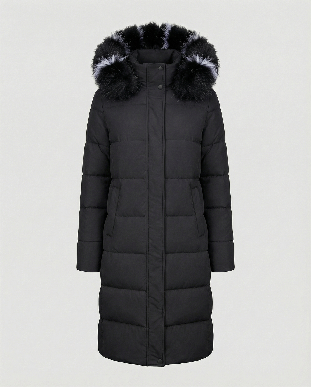 Padded women's down jacket