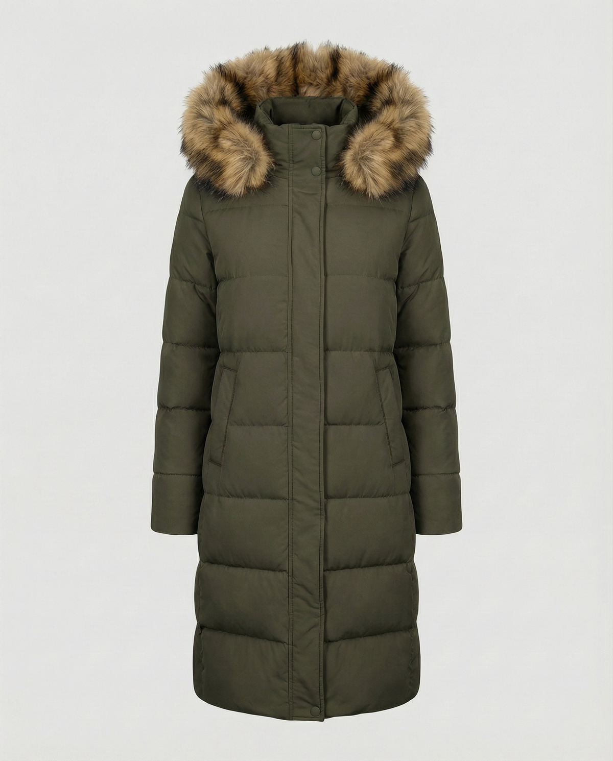 Padded women's down jacket