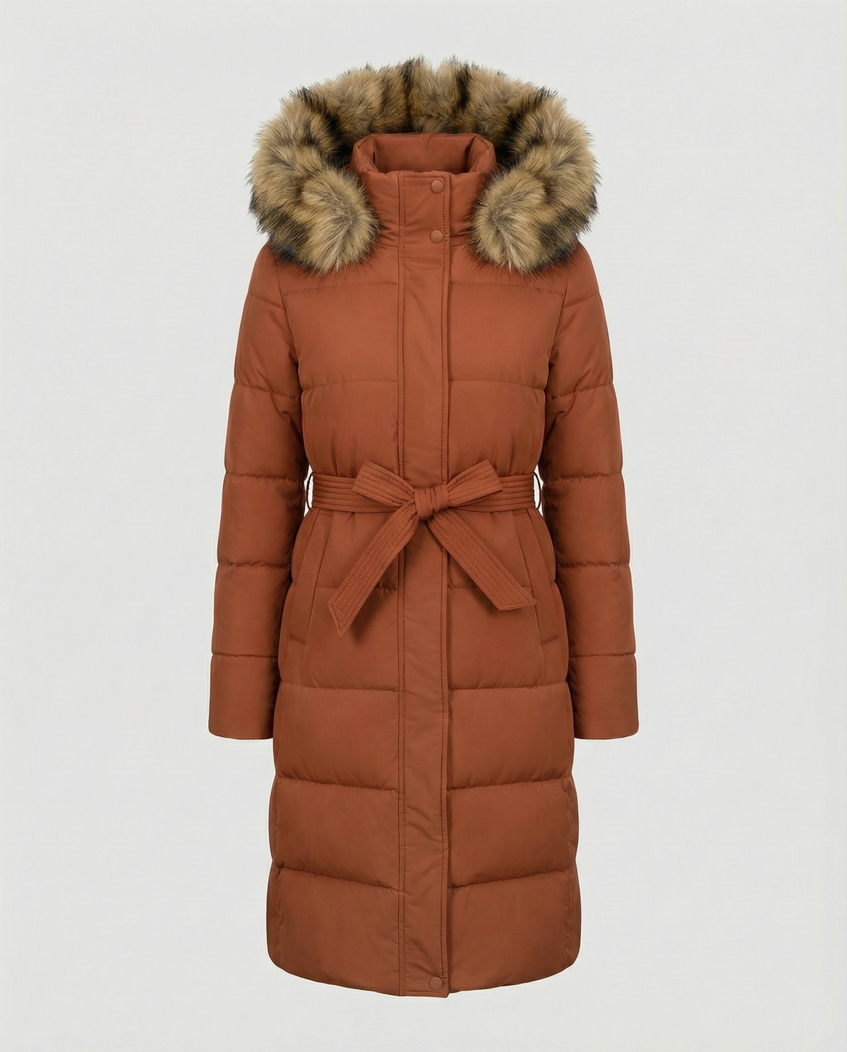 Padded women's down jacket