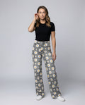 Floral Wide Women's Jeans