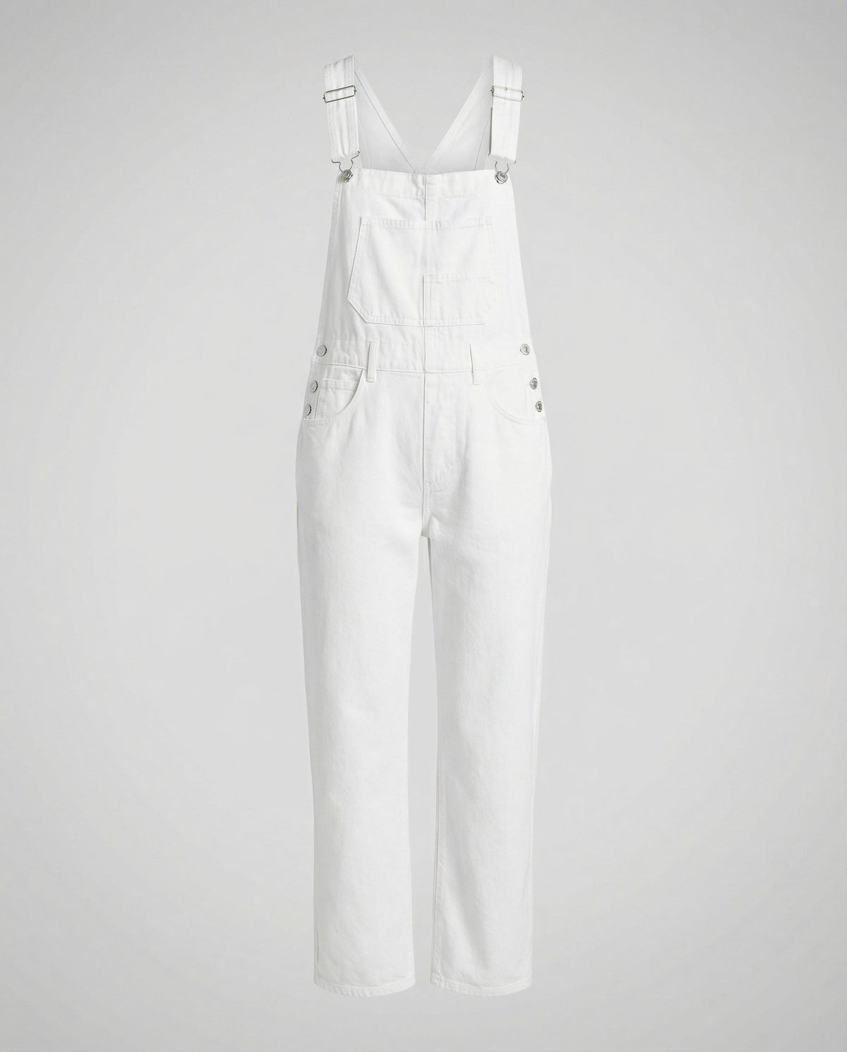 Denim Cross Back Overalls Women