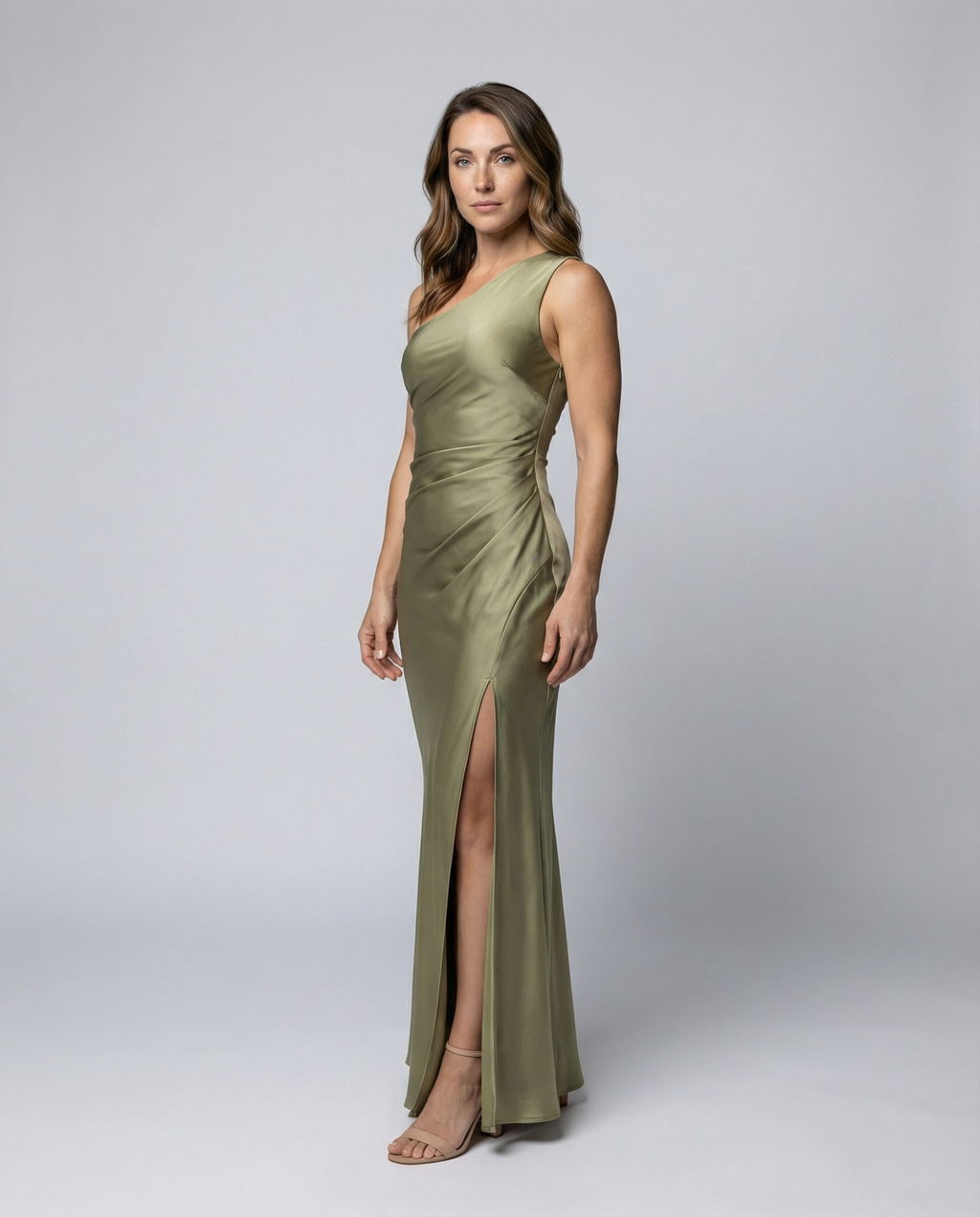 Elegant Satin Evening Dress Women