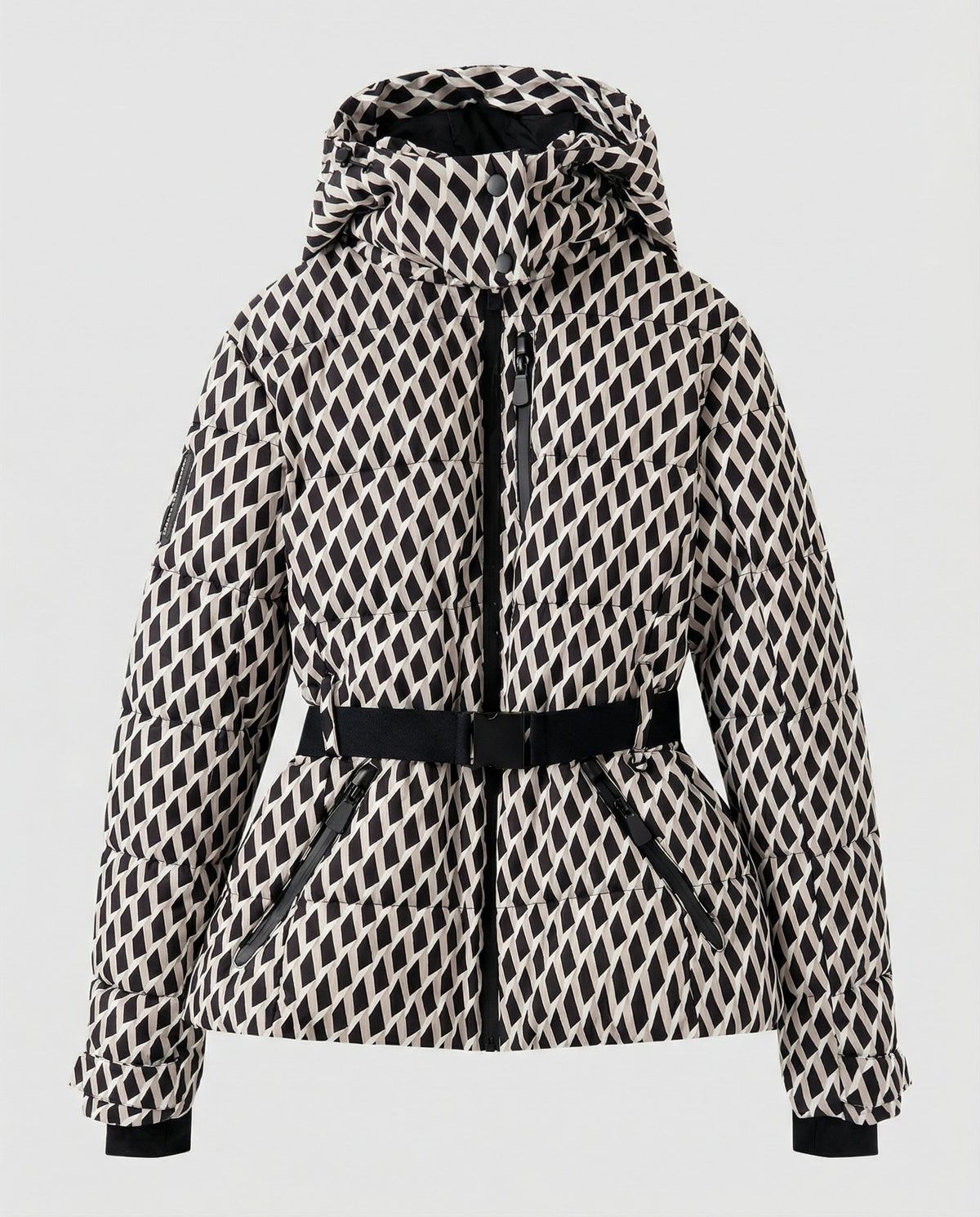 Quilted women's ski jacket