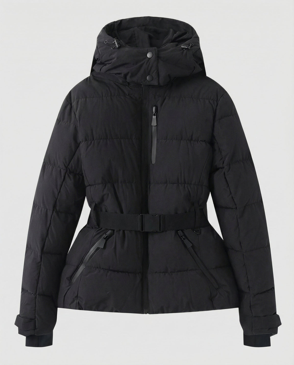 Quilted women's ski jacket
