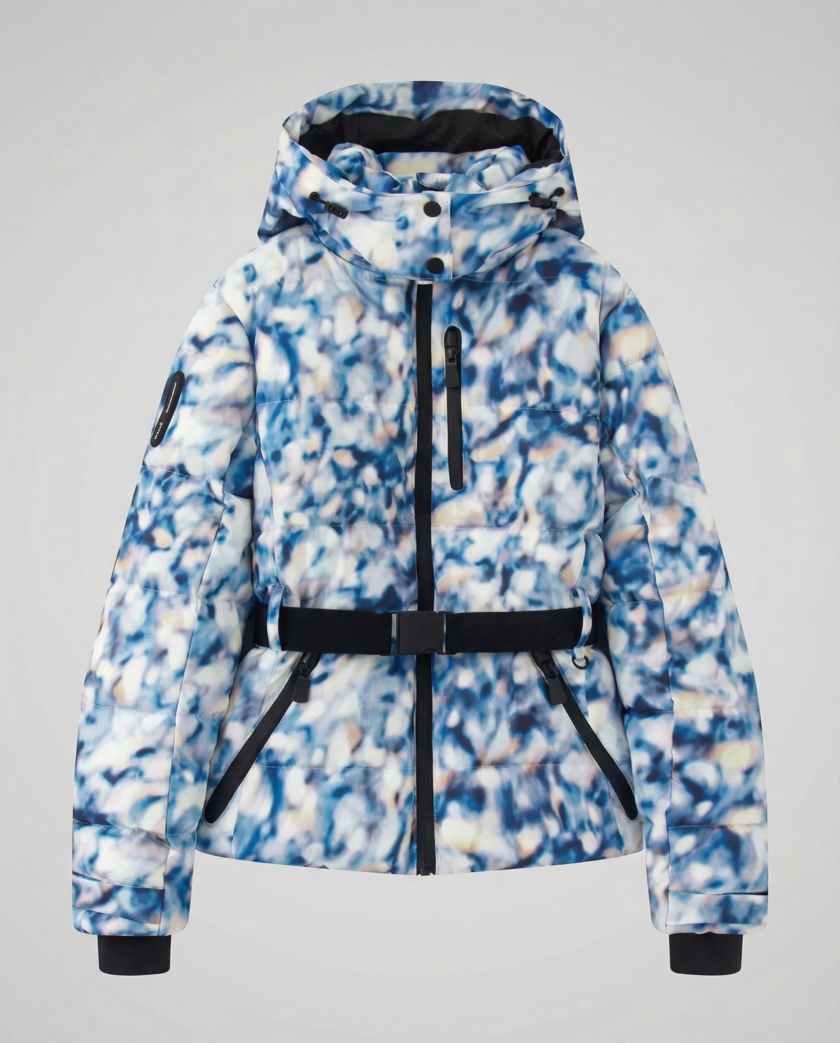 Quilted women's ski jacket