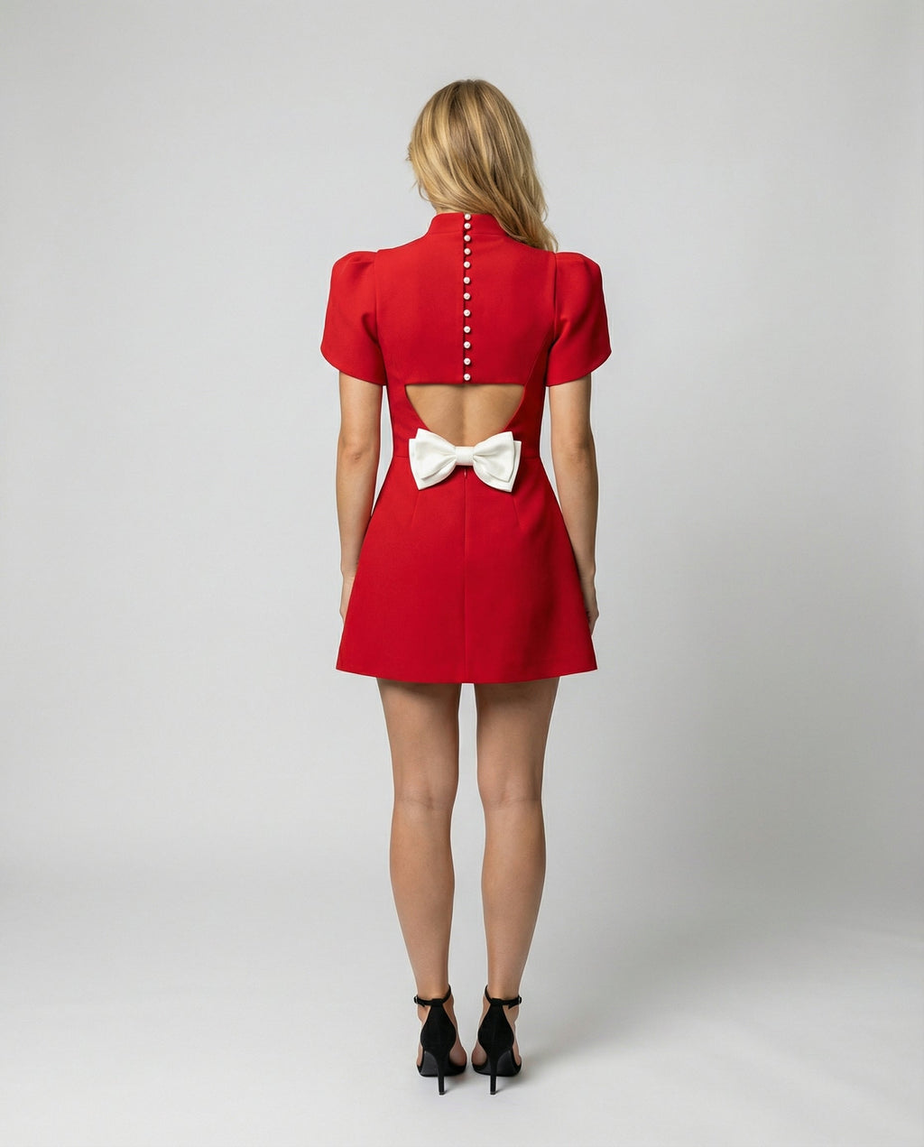 Charming Backless Mini Dress
