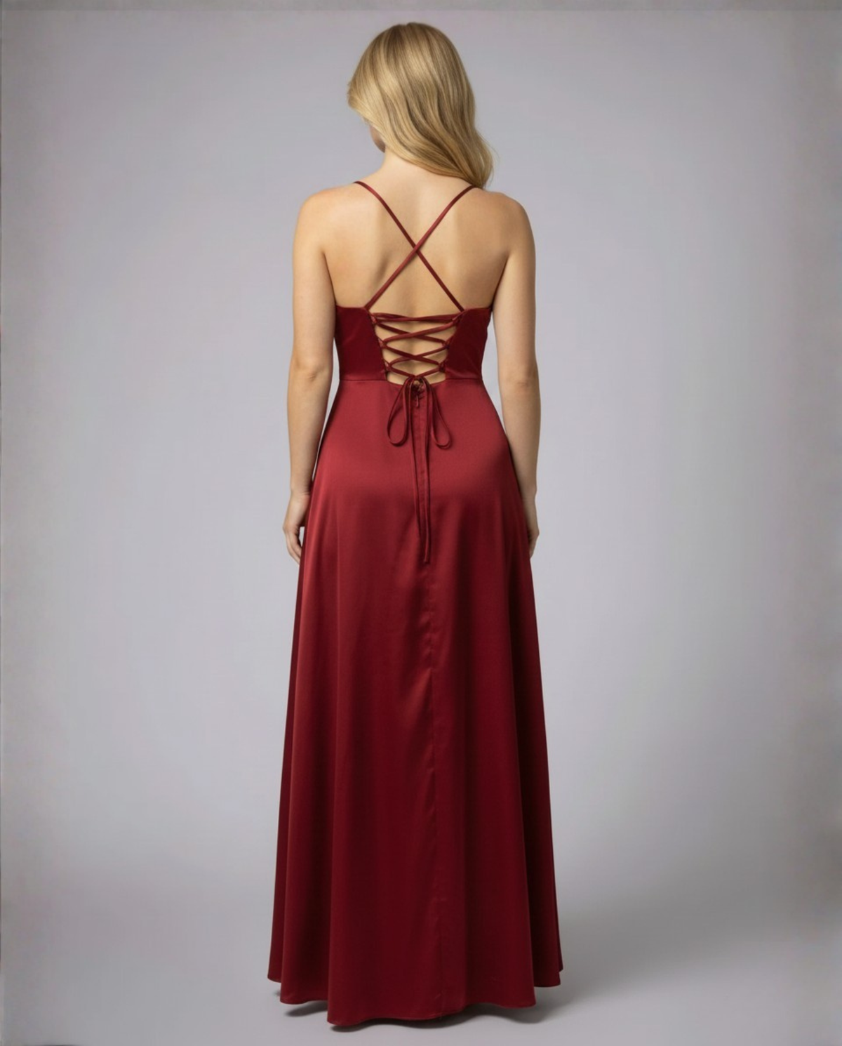 Elegant Silk Maxi Dress Women