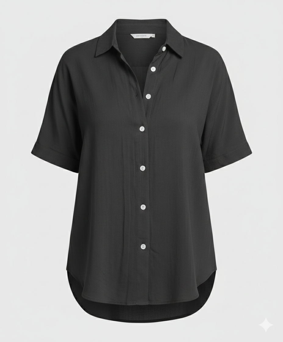 Blouse top women with V-neck