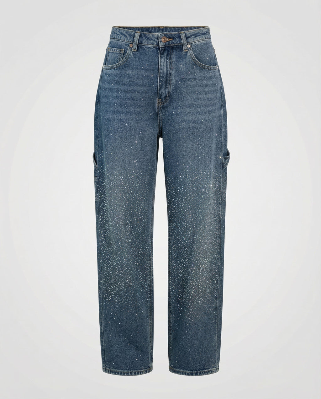 Sparkling Diamond Jeans Women