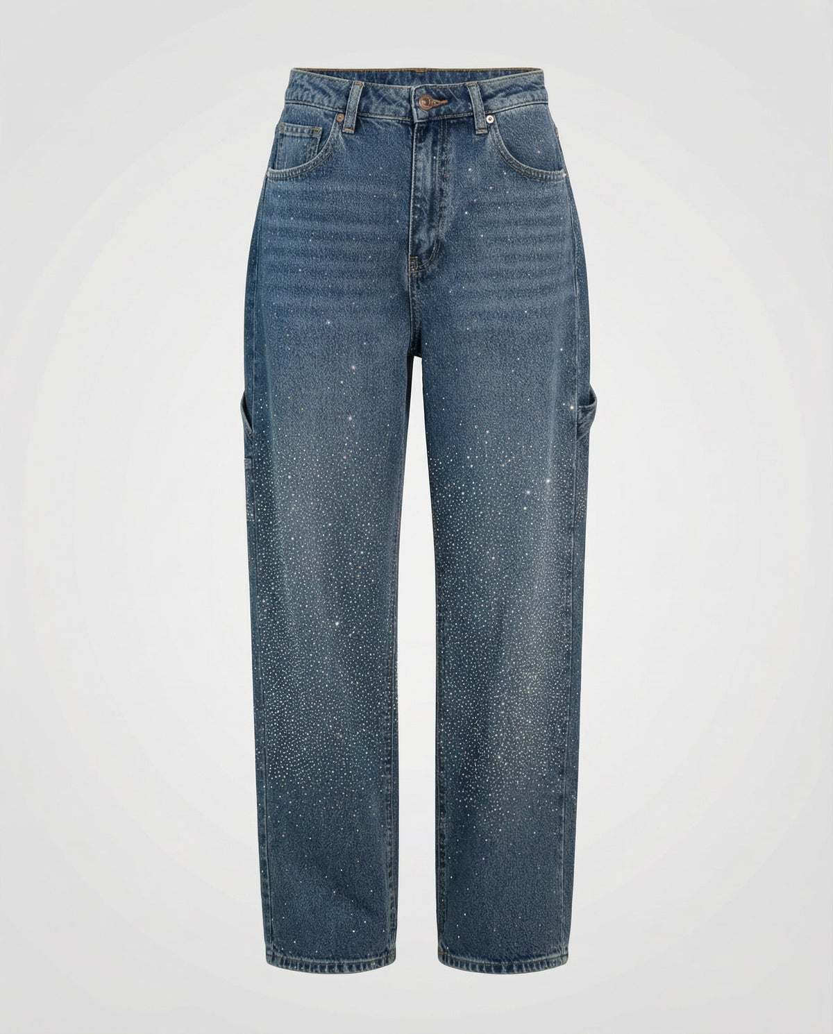 Sparkling Diamond Jeans Women