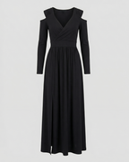 Elegant Split Evening Maxi Dress
