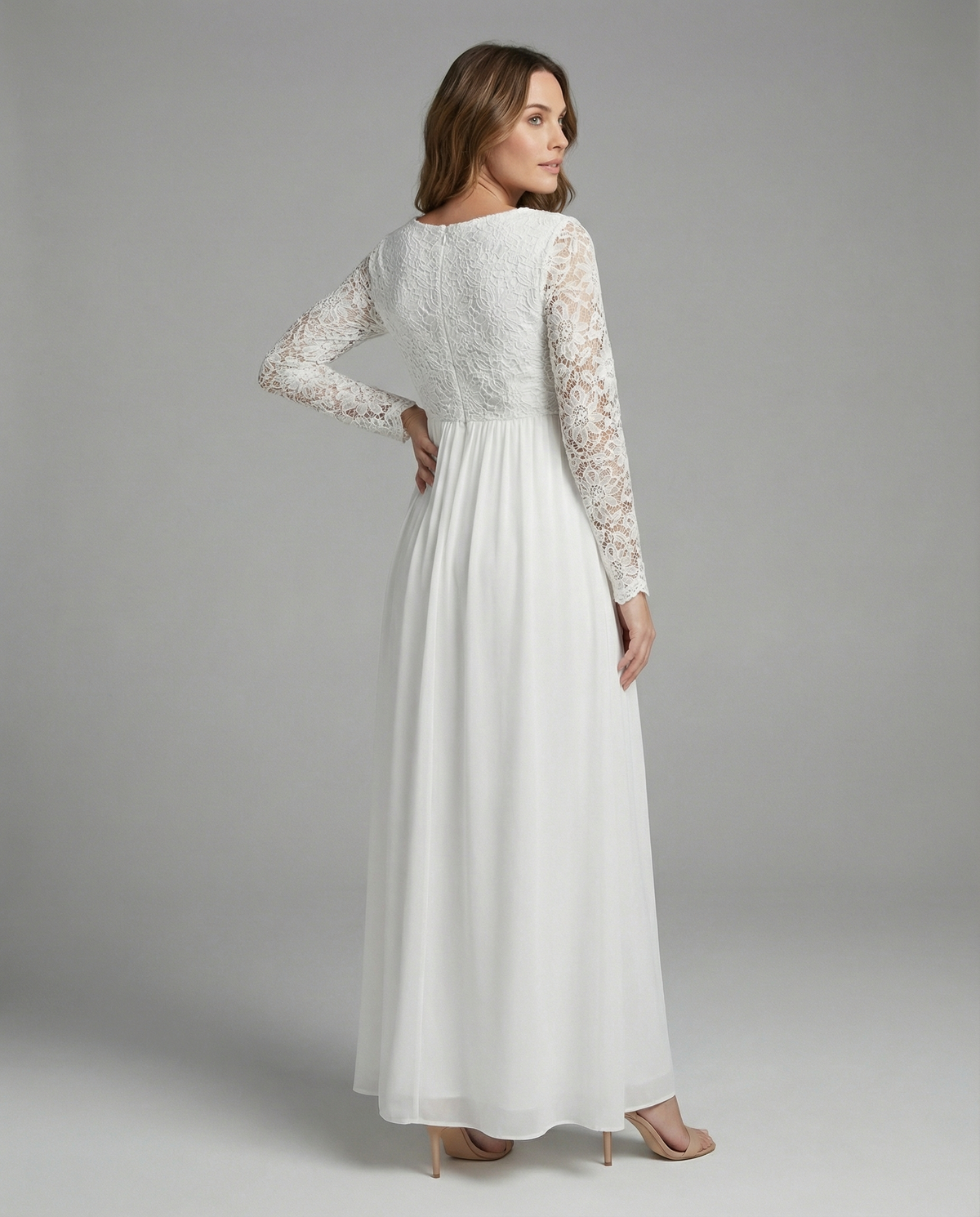 Elegant Maternity Evening Dress