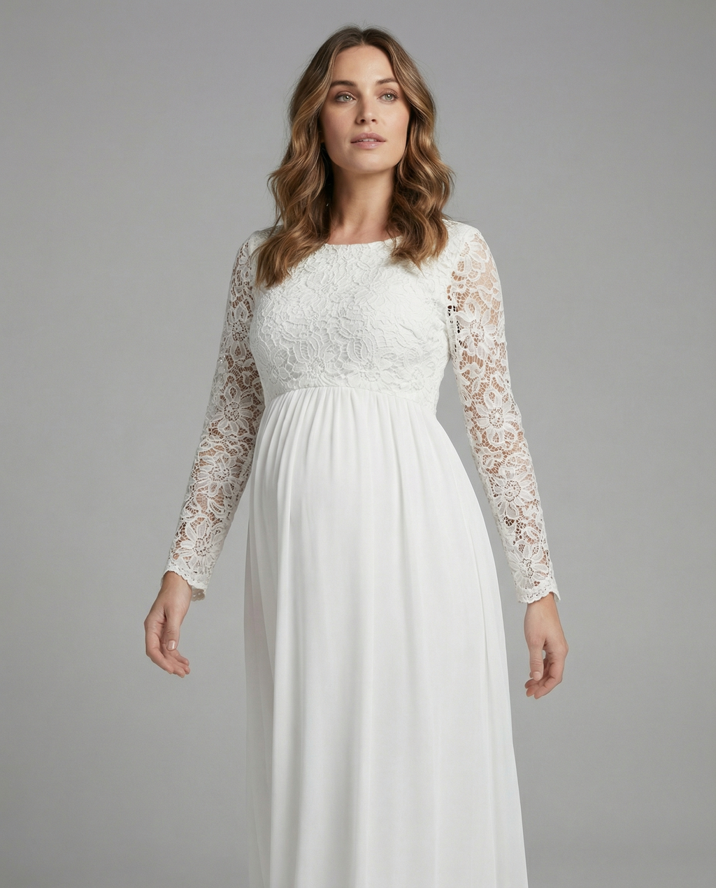 Elegant Maternity Evening Dress
