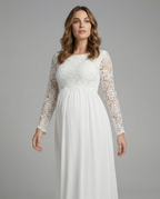 Elegant Maternity Evening Dress
