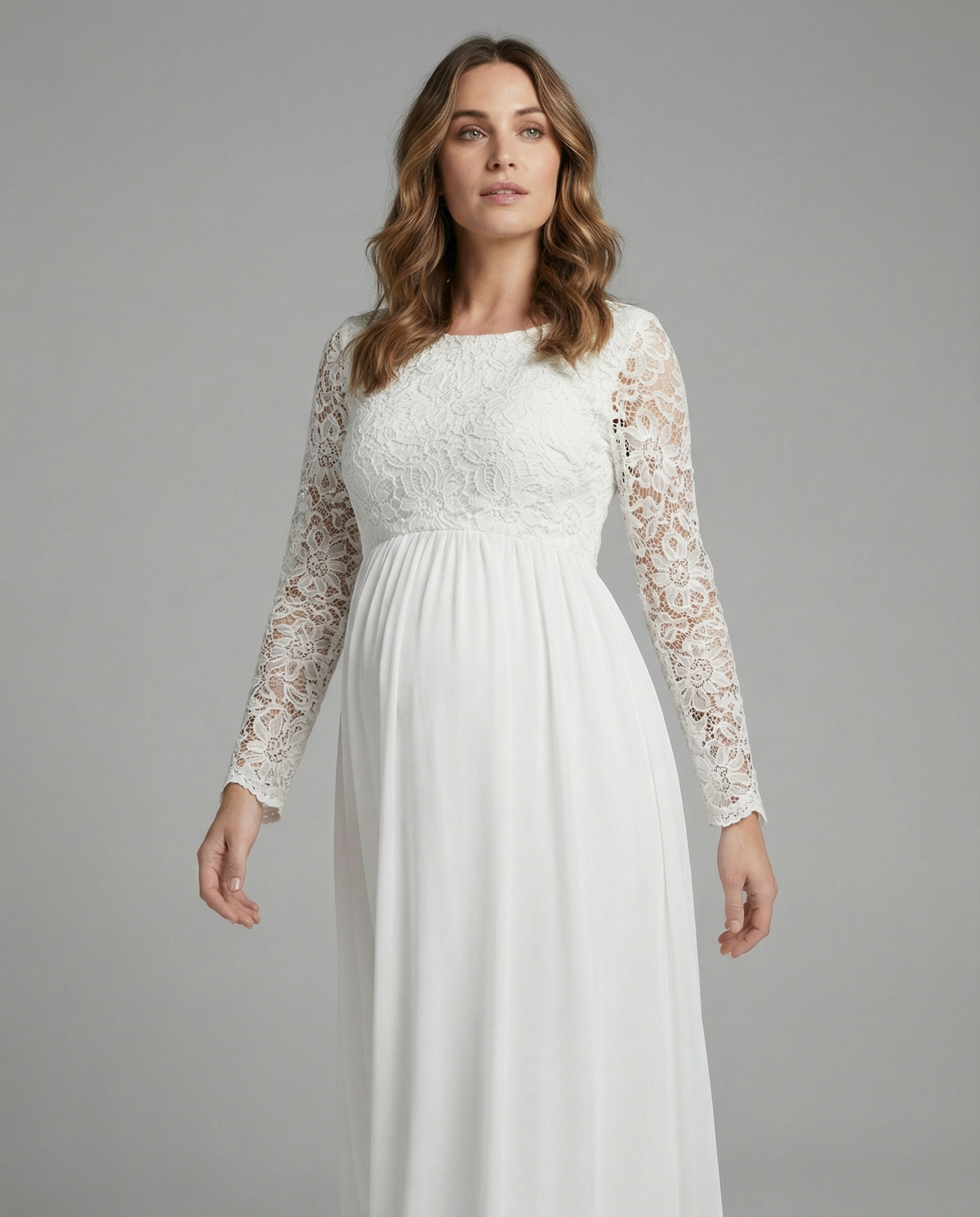 Elegant Maternity Evening Dress