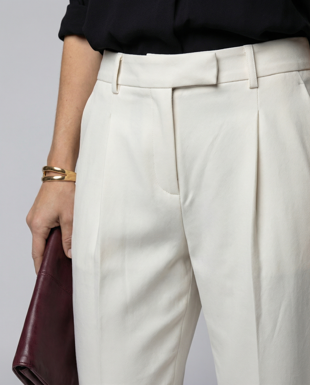 Elegant women's waist pants