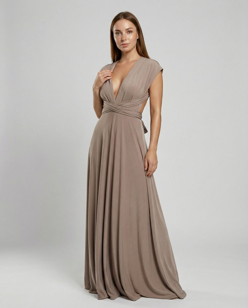 Versatile women's wrap dress