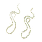 Ladies earrings in elegant wave pattern