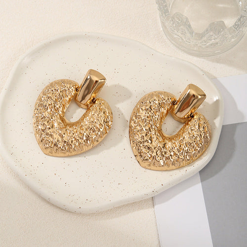 Ladies Hanging Earrings in Modern Rectangular Design