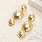 Women's earrings in artistic, structured design