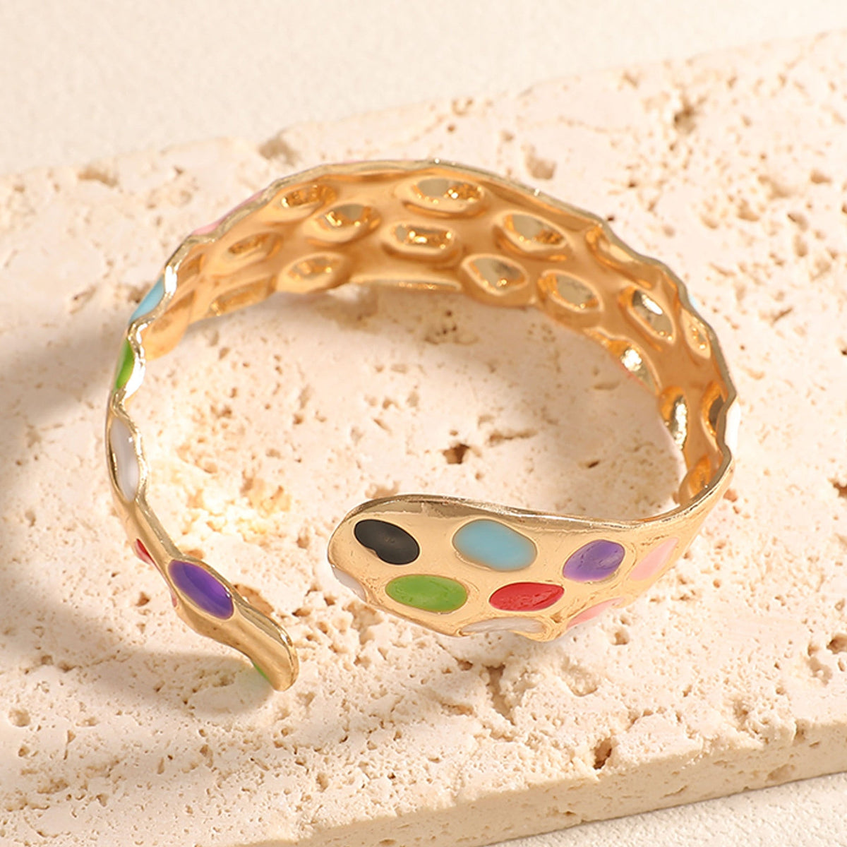 Ladies Open Bangle in Elegant Snake Design