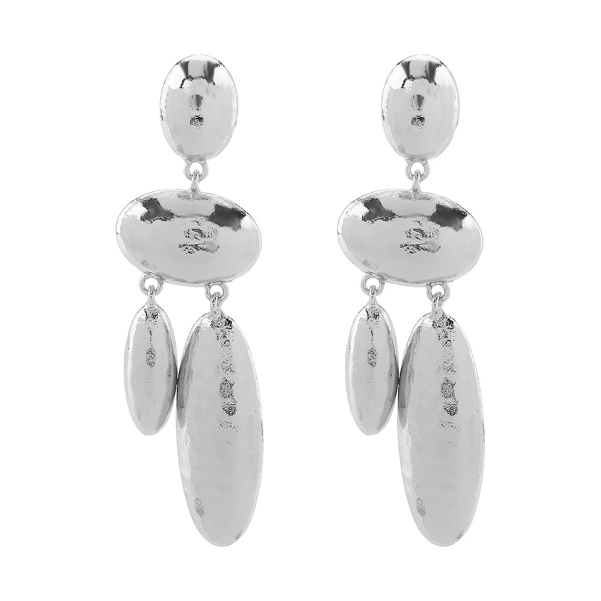 Women Hanging Earrings with artistic, three-dimensional design