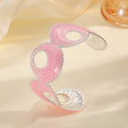Women Open Bangle with artistic, multicolored design