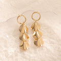 Women Hanging Earrings with Elegant Shell Design