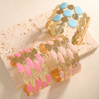 Ladies bracelet with intricate floral design