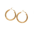 Women's hoop earrings made of high-quality stainless steel with elegant design