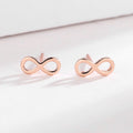 Ladies earrings in infinity design made of high-quality material