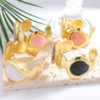 Ladies Open Bangle with Artistic, Curved Design
