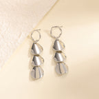 Women Hanging Earrings with Elegant Shell Design