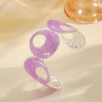 Women Open Bangle with artistic, multicolored design