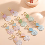 Women's Hanging Earrings with Modern Geometric Design